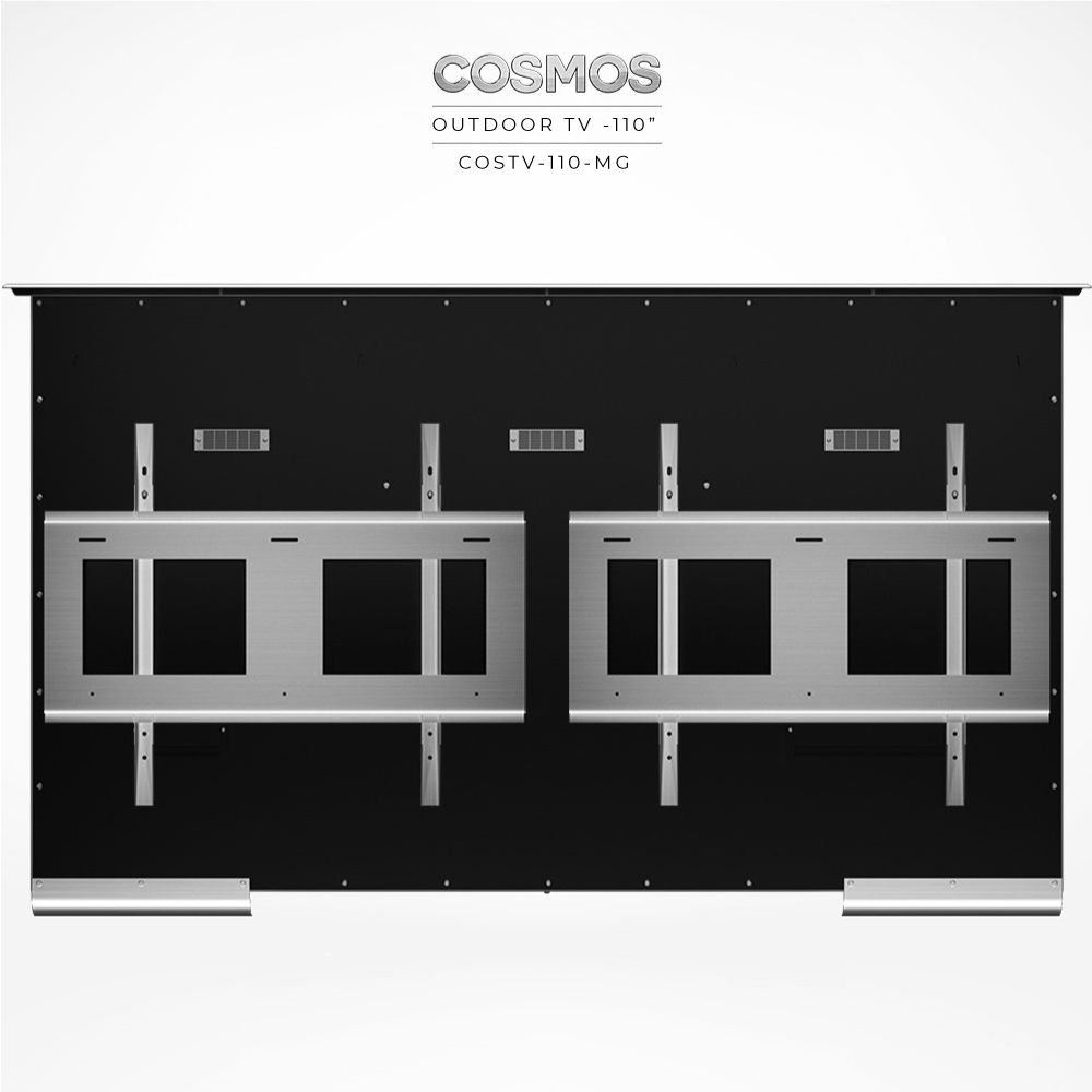 Cosmos Outdoor TV 110″ (2pcs COSMT-BR-100/110 Brackets)