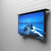 This tv wall mount is completely made of aluminum for a stable and rustproof wall mount.